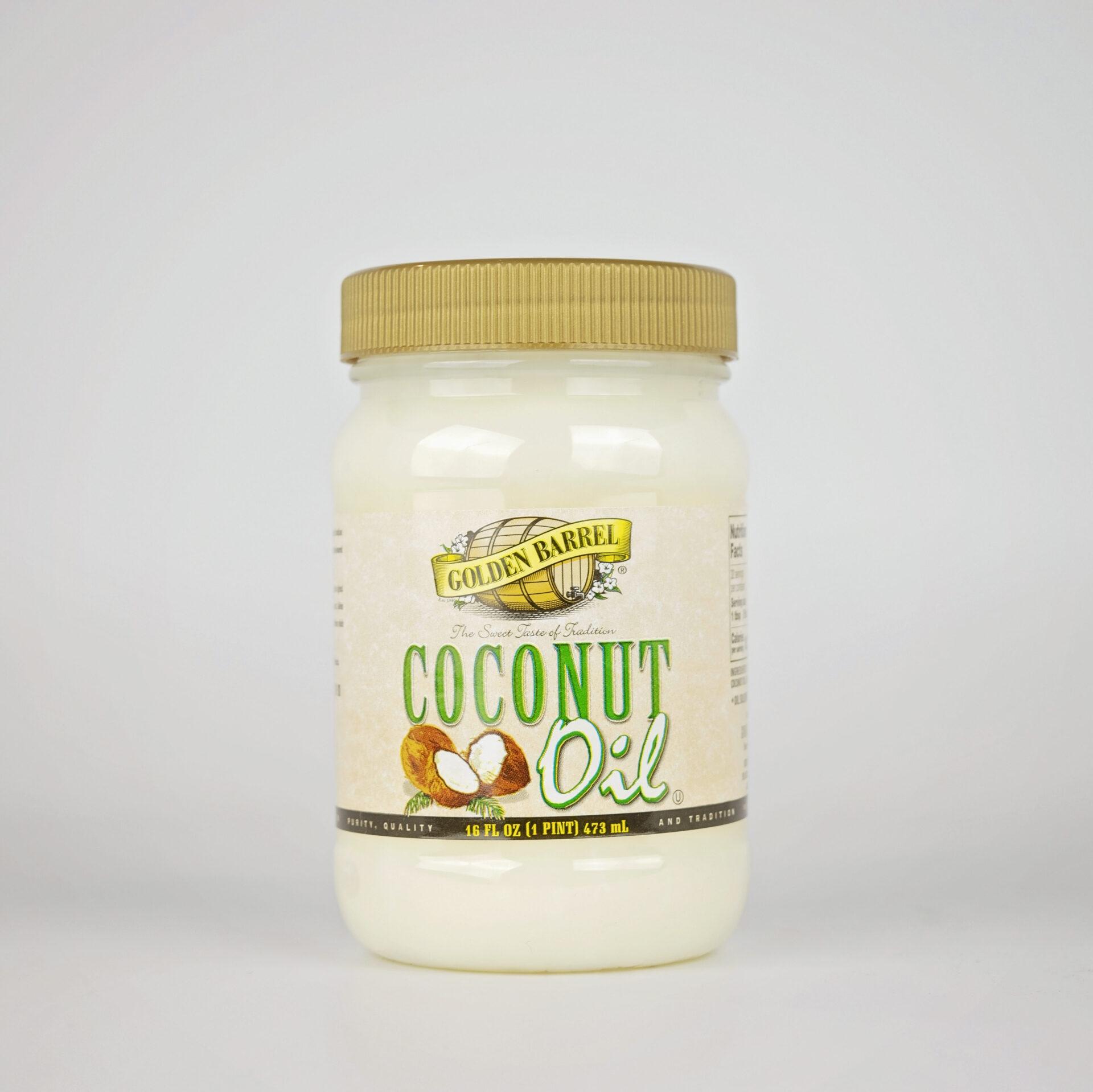 Golden Barrel Coconut Oil 16oz Dutch Country General Store