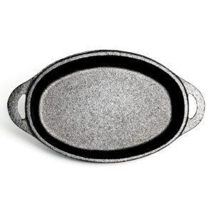 CAST IRON DEEP FRY SKILLET WITH LID 10.5X3