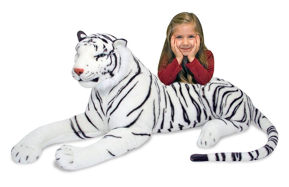 White Tiger Giant Stuffed Animal - Dutch Country General Store