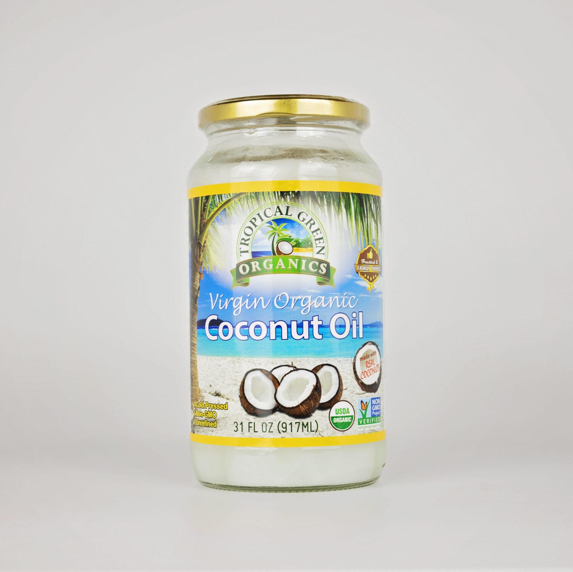 Tropical Green Organics Virgin Organic Coconut Oil 16oz Dutch Country