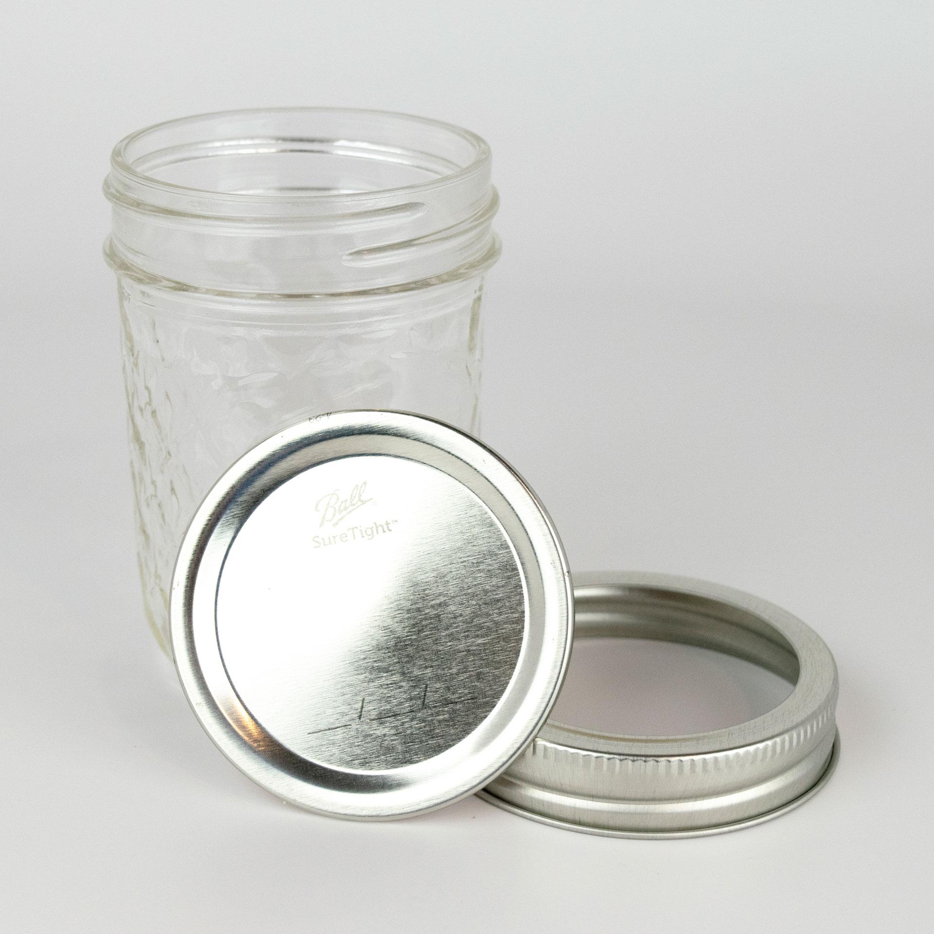 Ball Oz Quilted Crystal Jelly Jars (Mason Jars) Berlin, 54% OFF