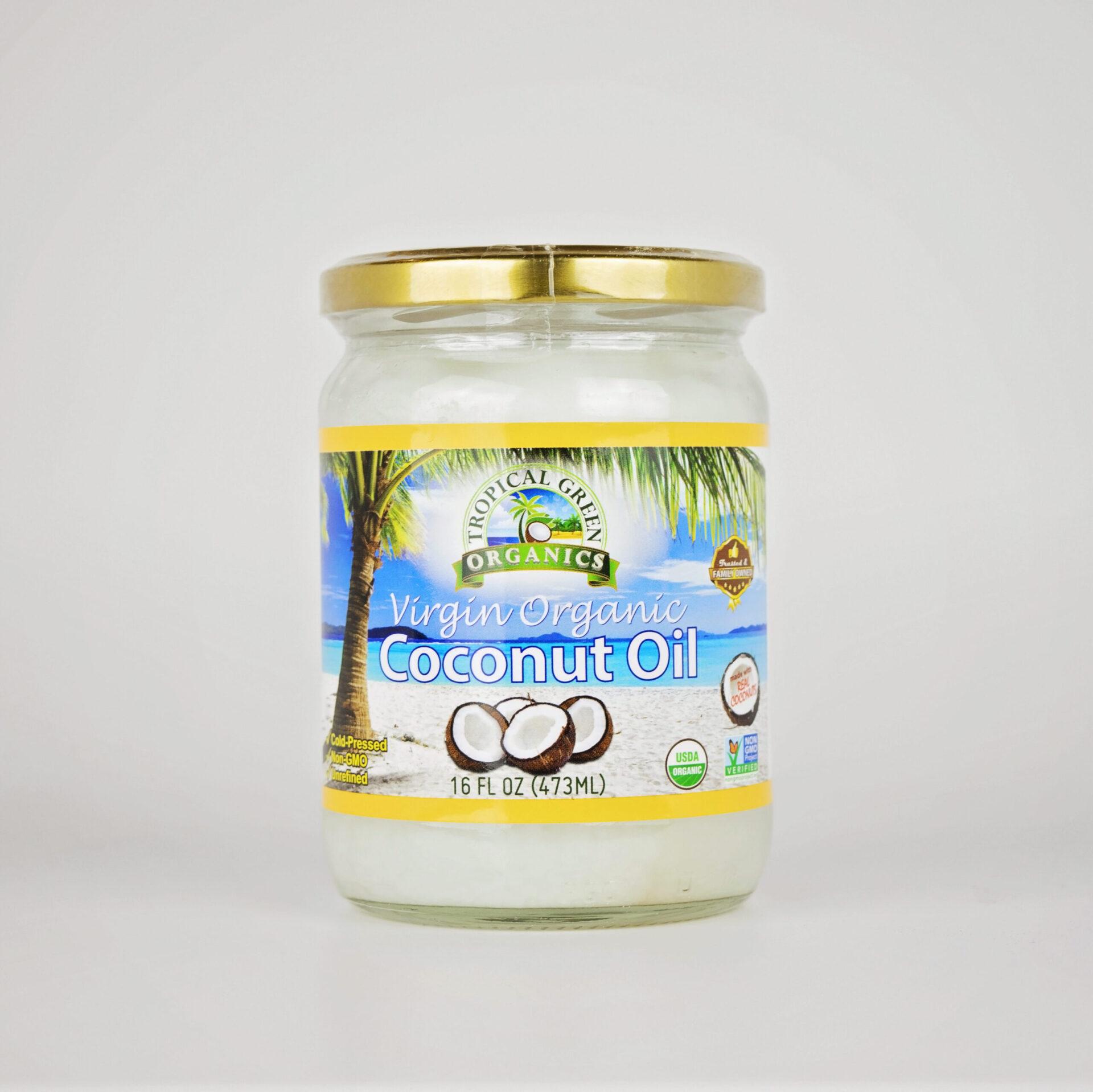 Tropical Green Organics Virgin Organic Coconut Oil 16oz - Dutch Country ...