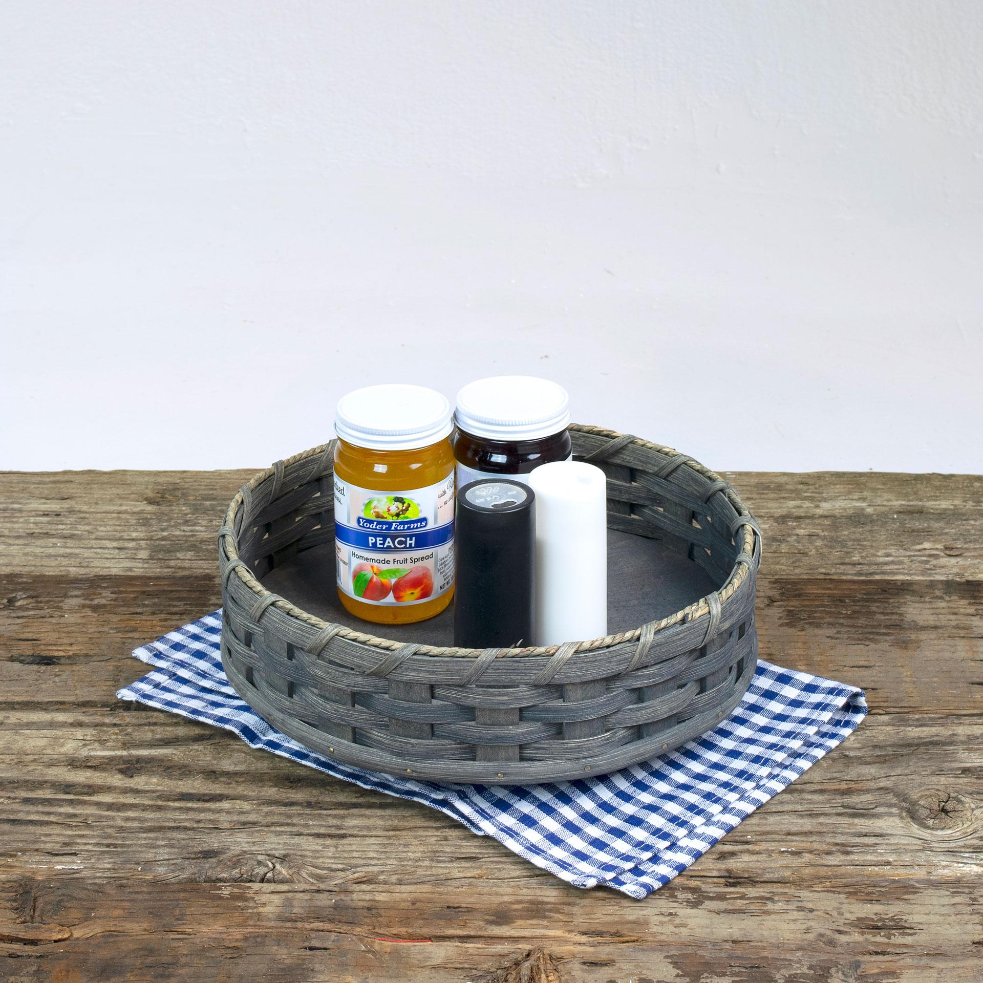 Round Lazy Susan Basket Dutch Country General Store